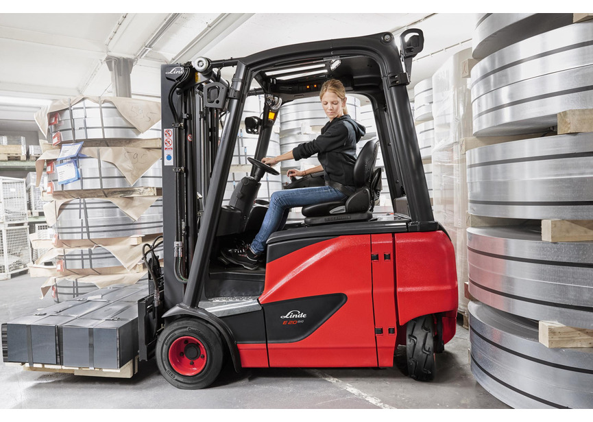 Linde elektrische heftruck E16 E20 EVO vierwiel korte draaicirkel